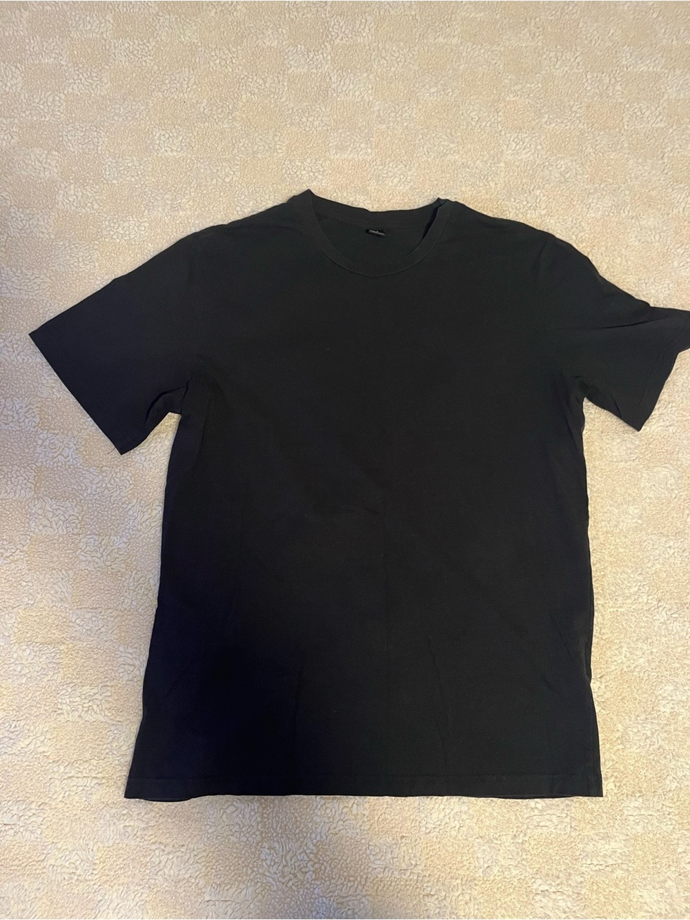 SHEIN Men’s Black Short Sleeve Crew Neck Tee